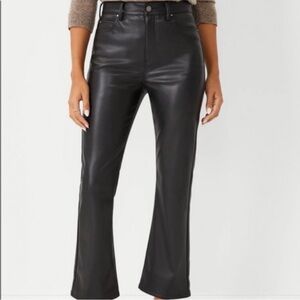NWT Black Faux Leather Pants